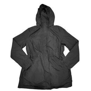 New Day Women’s Black Lightweight Rain Jacket | Size Medium